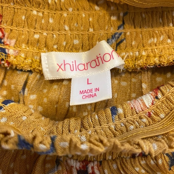 Xhilaration mustard yellow top - Picture 5 of 6